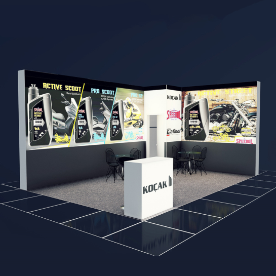 KOÇAK PETROL MODÜLER STAND SİSTEMİ ÇALIŞMASI